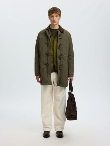 Selected Giacca da uomo Montgomery verde