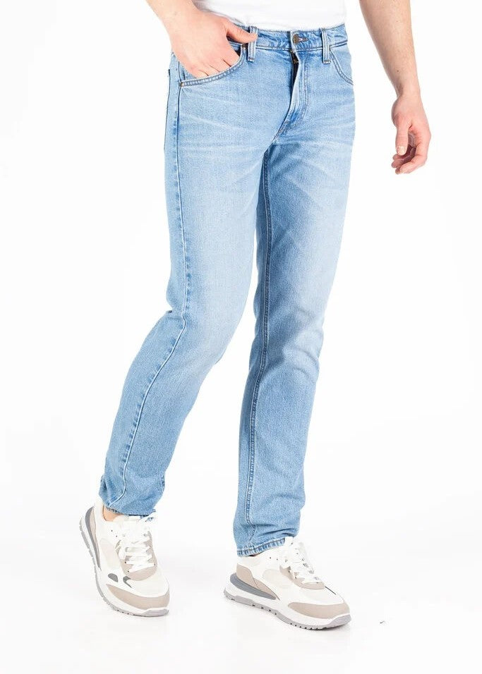 Lee Daren Herren-Jeans mit geradem Bein in Hellblau