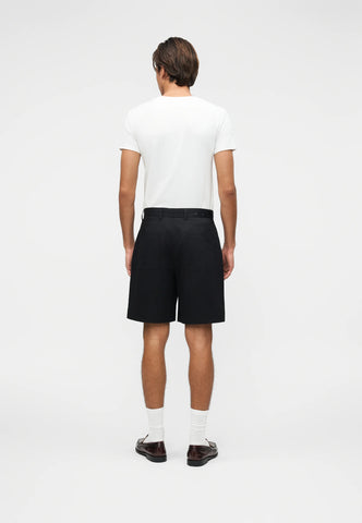 Selected Pantaloncino in cotone da uomo Loose Axel Jari nero
