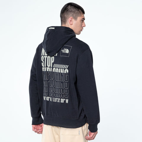 The North Face Felpa da uomo con Cappuccio Coordinates Nera