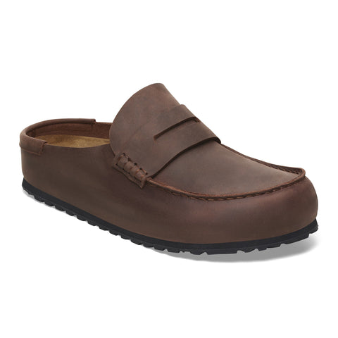 Birkenstock Naples Wrapped Leather Moccasin (Narrow Fit)