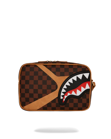 Sprayground Pochette Unisex Hennyville Toiletry Brick marrone