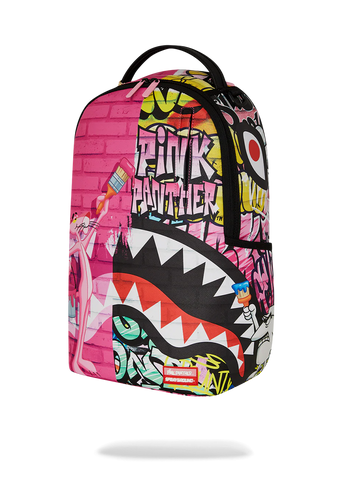 Sprayground Zaino Unisex Pink Panther Pinting Over Graffiti