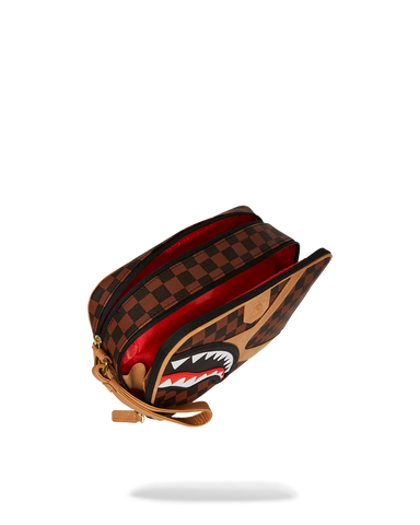 Sprayground Pochette Unisex Hennyville Toiletry Brick marrone