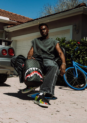 Sprayground Zaino Unisex Dripping Sharks In Paris