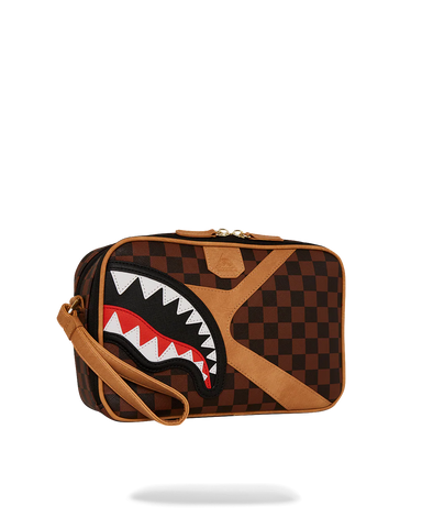 Sprayground Pochette Unisex Hennyville Toiletry Brick marrone