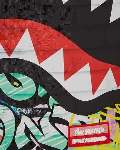 Sprayground Zaino Unisex Pink Panther Pinting Over Graffiti