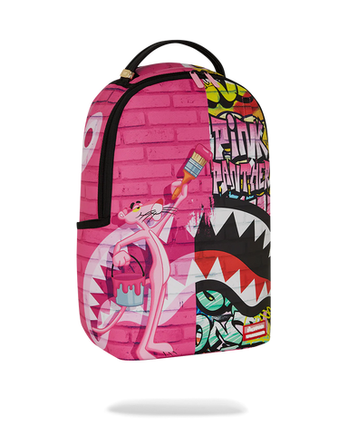 Sprayground Zaino Unisex Pink Panther Pinting Over Graffiti