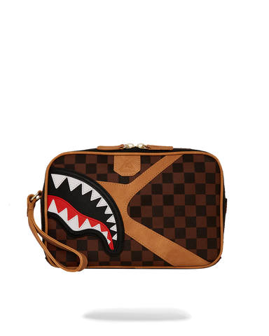Sprayground Pochette Unisex Hennyville Toiletry Brick marrone