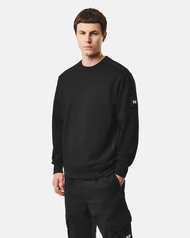 Weekend Offender Felpa girocollo da uomo Thunder nera