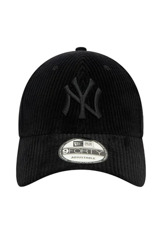 New Era Cappello di velluto da uomo NY Yankees Nero