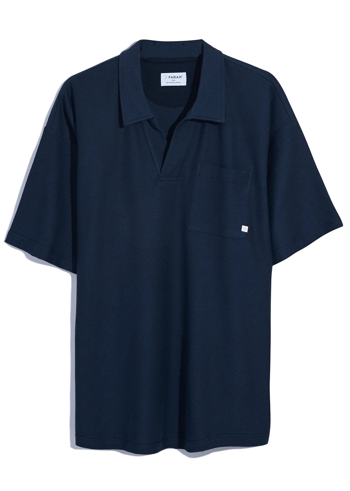 Farah Caspion Short Sleeve Polo for Men Blue