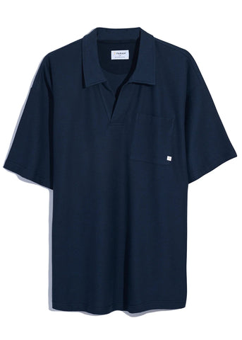 Farah Caspion Short Sleeve Polo for Men Blue
