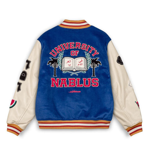 Grimey NABLUS BASEBALL JACKET GBJK164-BLUE