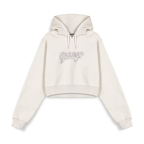 Grimey MADRID THE CONNOISSEUR GIRL CROP HOODIE GGCCH365-BCL