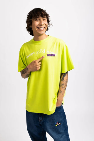 Pas De Mer T-Shirt da uomo manica corta Good News Verde