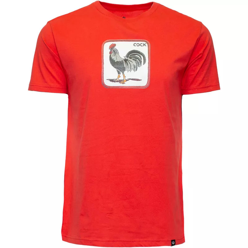 Goorin Bros T-Shirt da uomo manica corta Cock rossa  137-0147-RED