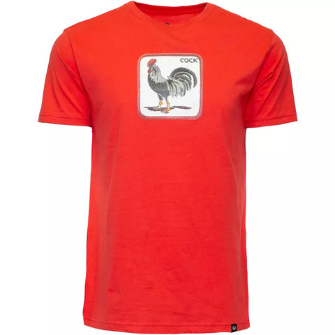 Goorin Bros T-Shirt da uomo manica corta Cock rossa  137-0147-RED