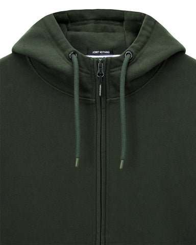 Weekend Offender Felpa con zip e cappuccio Winton verde