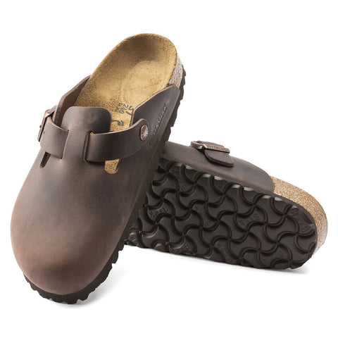 Birkenstock Sandalo unisex Boston  marrone (Calzata Stretta)