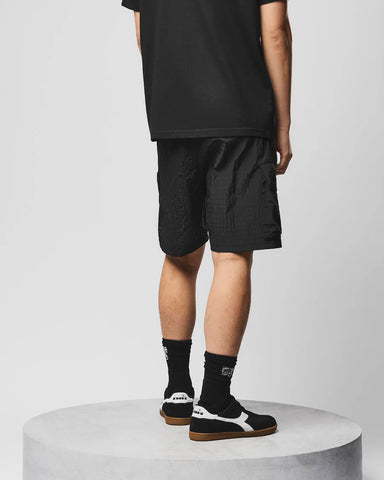 Weekend Offender Men's Zemmouri Black Cargo Shorts