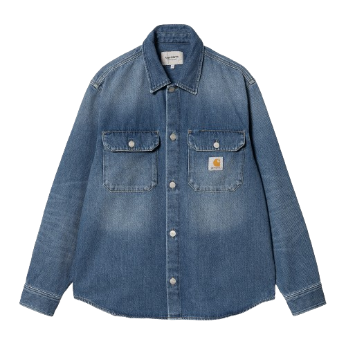 Carhartt Wip Herren Harvey Jacke Blau