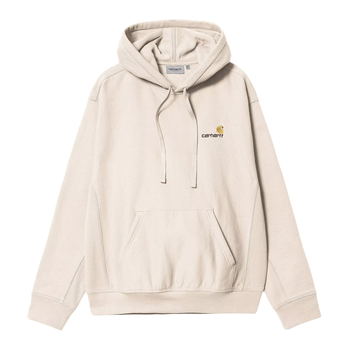 Carhartt Wip Felpa da uomo con cappuccio American Script Beige