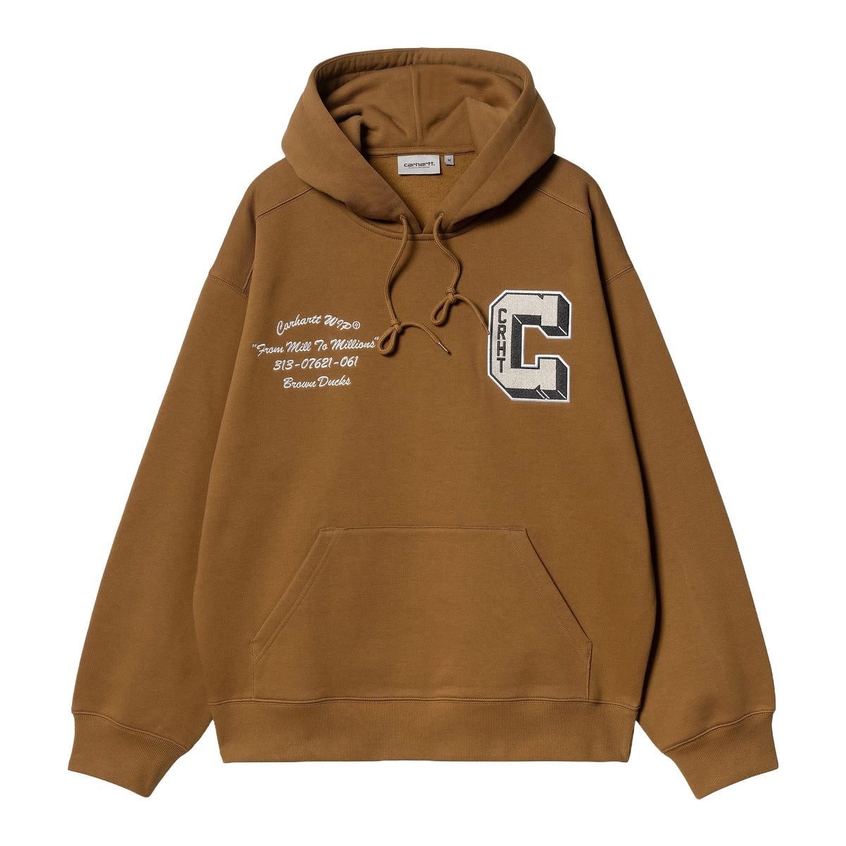 Carhartt Wip Men's Hoodie Brown Ducks Brown