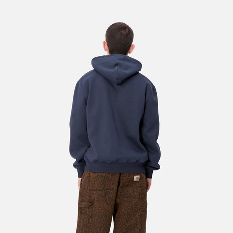 Carhartt Wip Felpa con cappuccio da uomo Carhartt Blu