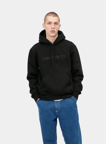 Carhartt Wip Felpa da uomo con cappuccio Carhartt nero