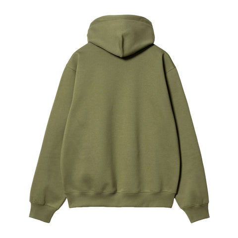 Carhart Wip Felpa con cappuccio da uomo Carhartt verde