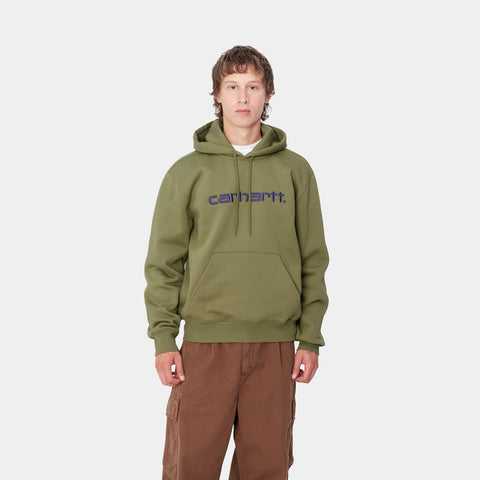 Carhart Wip Felpa con cappuccio da uomo Carhartt verde