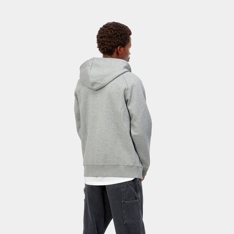 Carhartt Wip Chase Men's Zip-Up Hoodie Grey