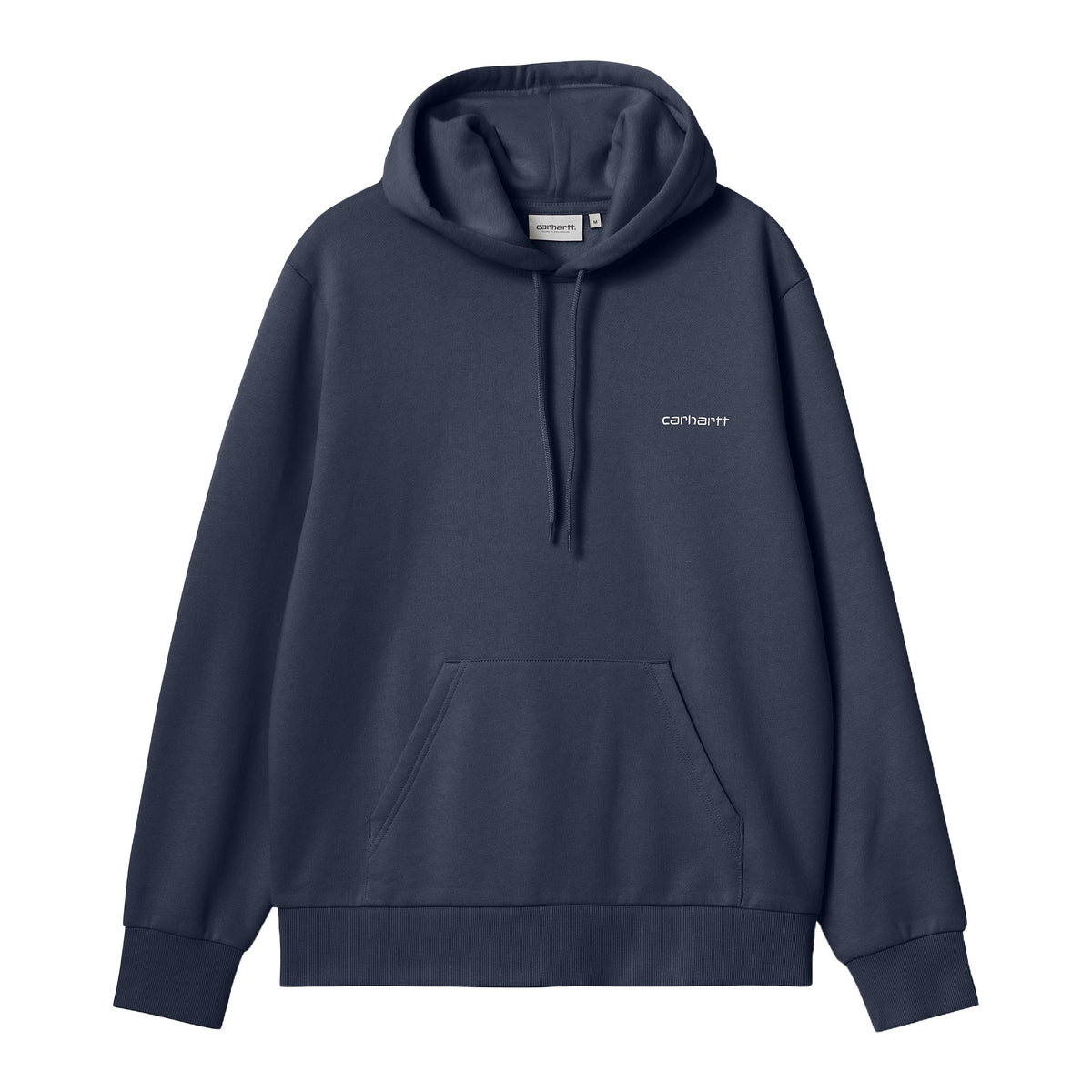 Carhartt Wip Felpa con cappuccio da uomo Script Embroidery Blu