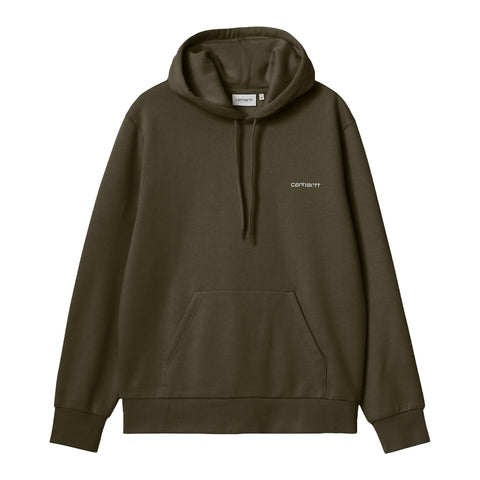 Carhartt Wip Felpa con cappuccio da uomo Script Verde