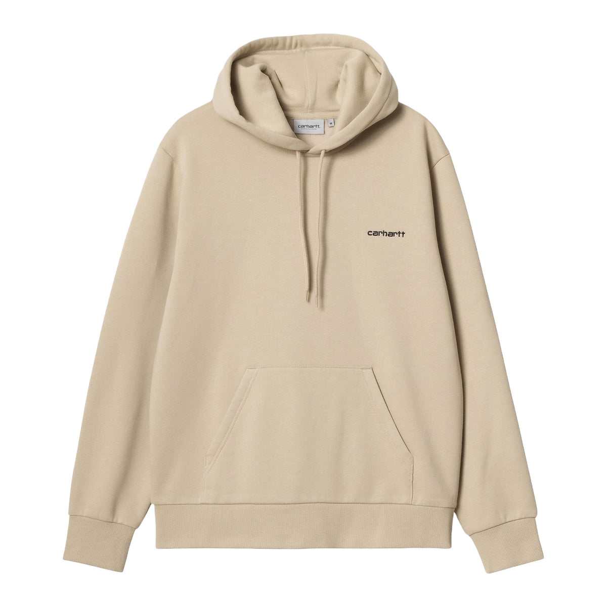 Carhartt Wip Felpa con cappuccio da uomo Script Embroidery  Beige