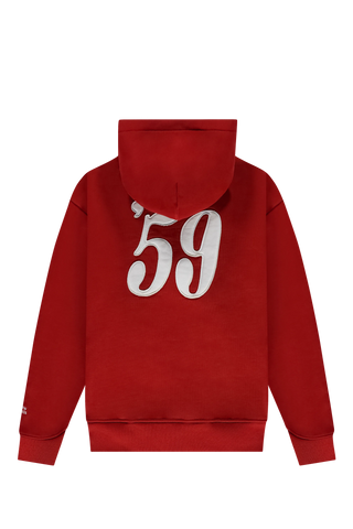 The New Original Felpa da uomo con cappuccio Zeedijk rossa