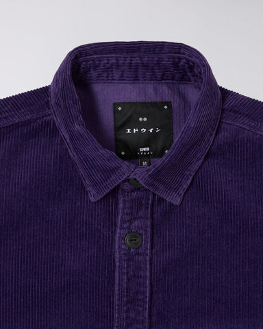 Edwin Men's Velvet Shirt Ander Purple