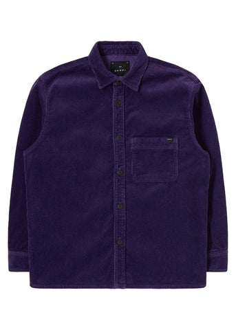 Edwin Men's Velvet Shirt Ander Purple