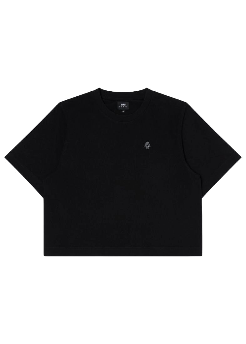 Edwin T-Shier corta da donna Core nera