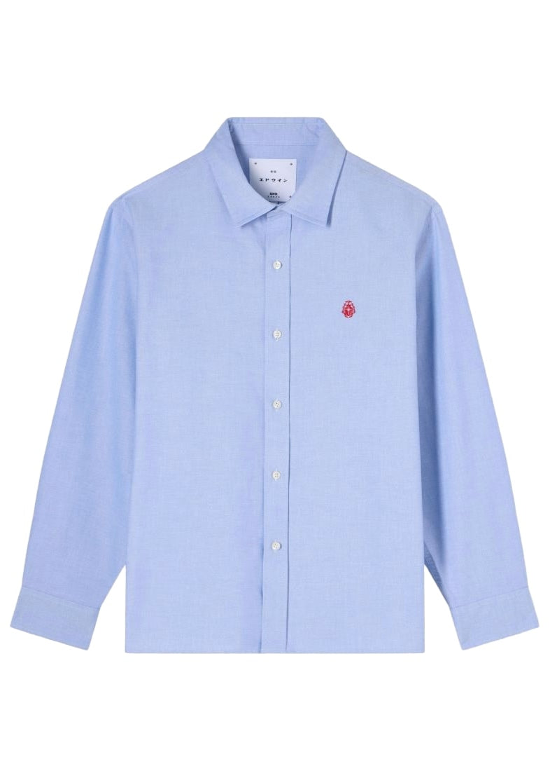 Edwin Camicia in cotone Oxford da uomo Big Ox I034964-0167