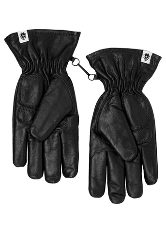 Edwin Guanti in pelle da uomo Function neri