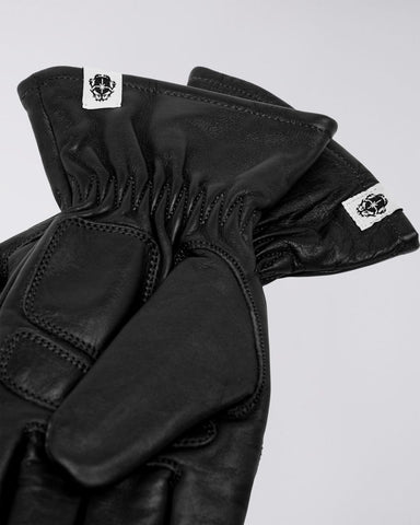 Edwin Guanti in pelle da uomo Function neri