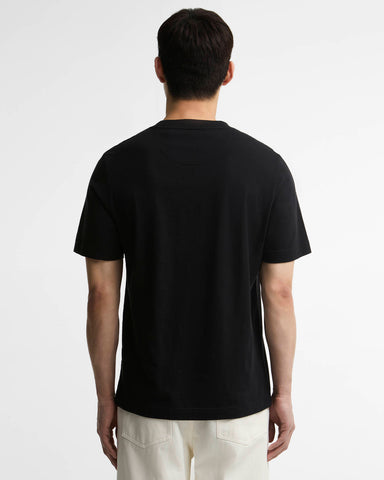Barbour International T-Shirt da uomo Ramshaw con stampa Steve McQueen nera