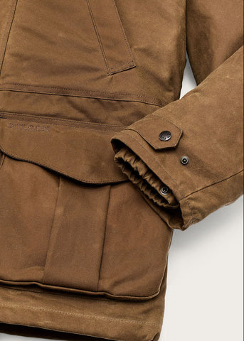 Filson Giacca cerata da uomo Tin Cloth Field marrone