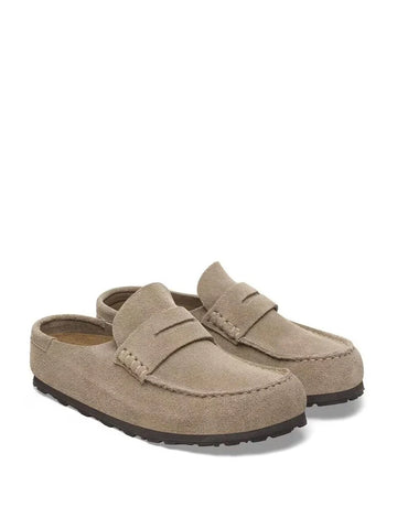 Birkenstock Naples – Gewickelter Wildleder-Mokassin (schmale Passform)