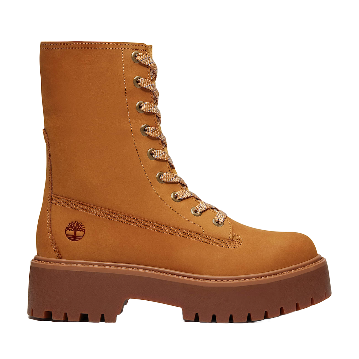 Timberland Stivale da donna in pelle con Plateau Stone Street Mid