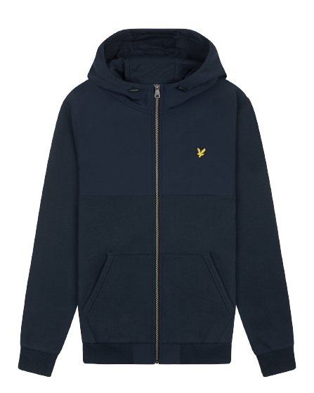 Lyle &amp; Scott Softshell-Jersey-Kapuzenpullover mit Reißverschluss ML1314V-Z271