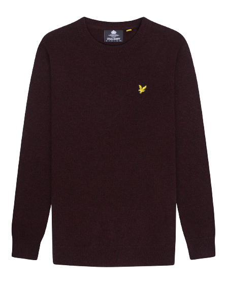 Lyle & Scott Crew Neck Lambswol Blend Jumper KN921VFE-Z638