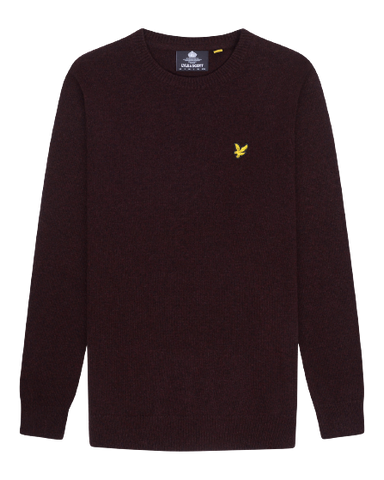 Lyle &amp; Scott Crew Neck Lambswol Blend Jumper KN921VFE-Z638